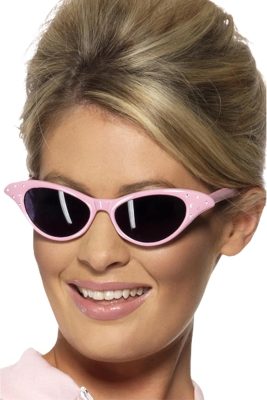 Flyaway Style Rock & Roll Sunglasses by Smiffys